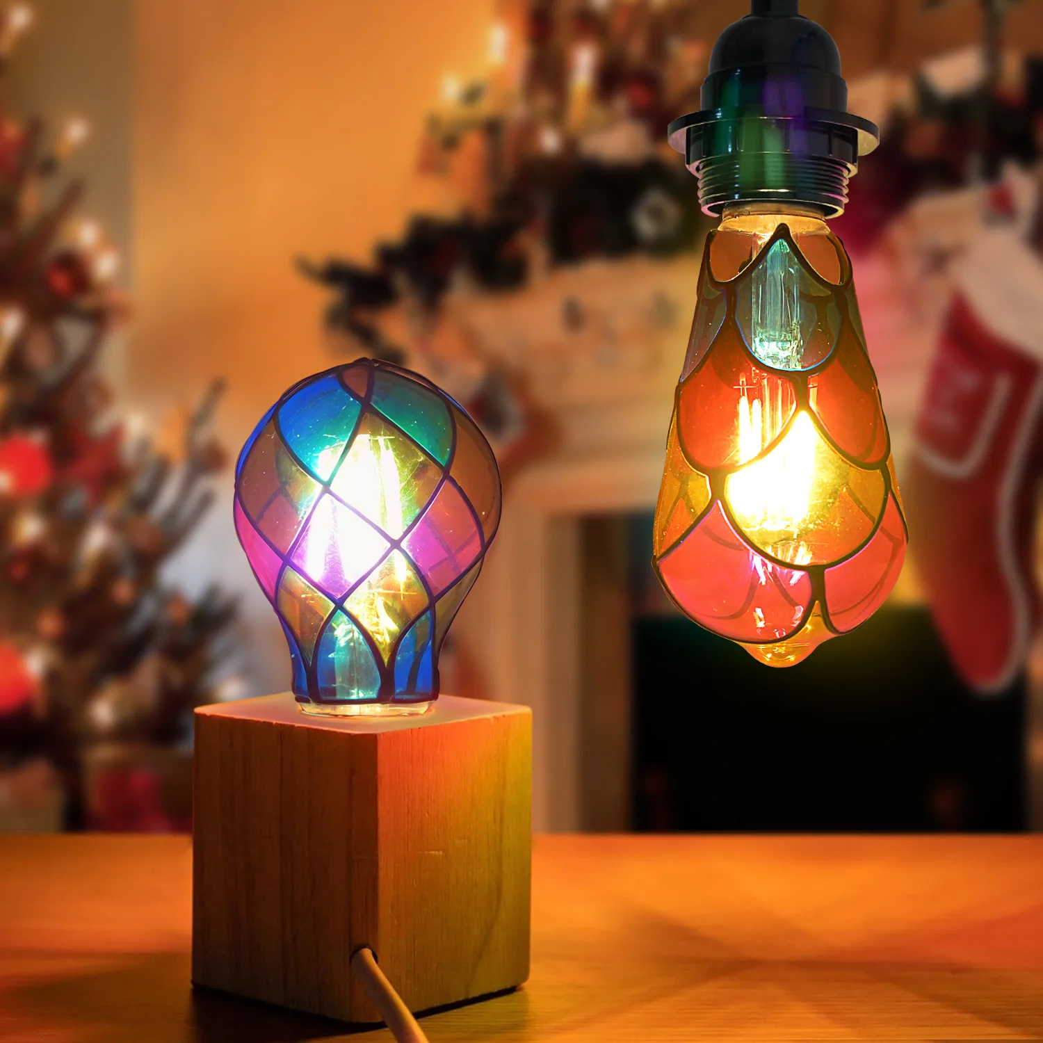 รูปสินค้า หลอดไฟ LED DIY ตกแต่งบ้าน สีสันสดใส