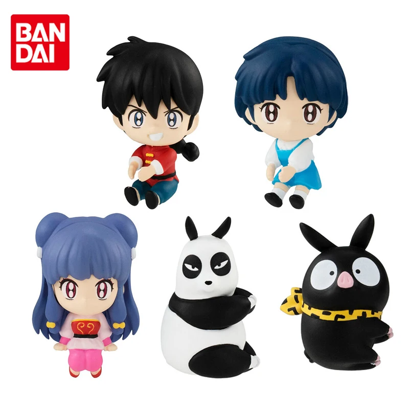 Фигурки героев аниме Bandai оригинальные куклы гасяпон хуггакот Ранма тендоу акан