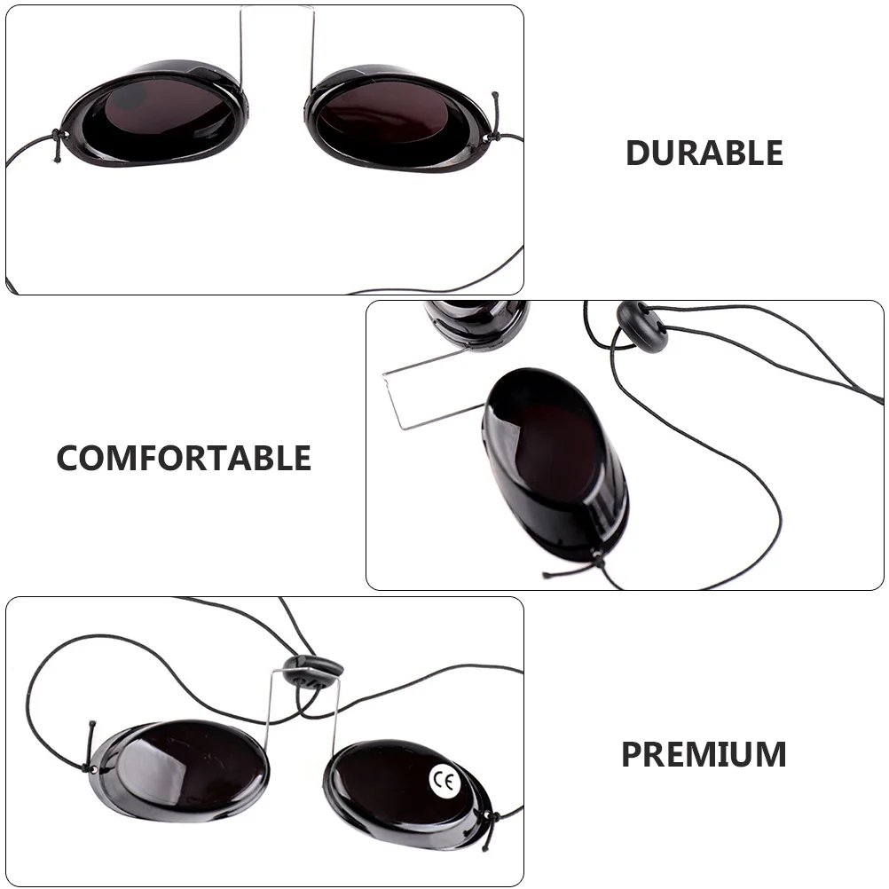Beauty Rejuvenation Eye Mask Protective Goggles Sunbathing Sunglasses Safety Blinder Material: Polycarbonate Patch Practical 2