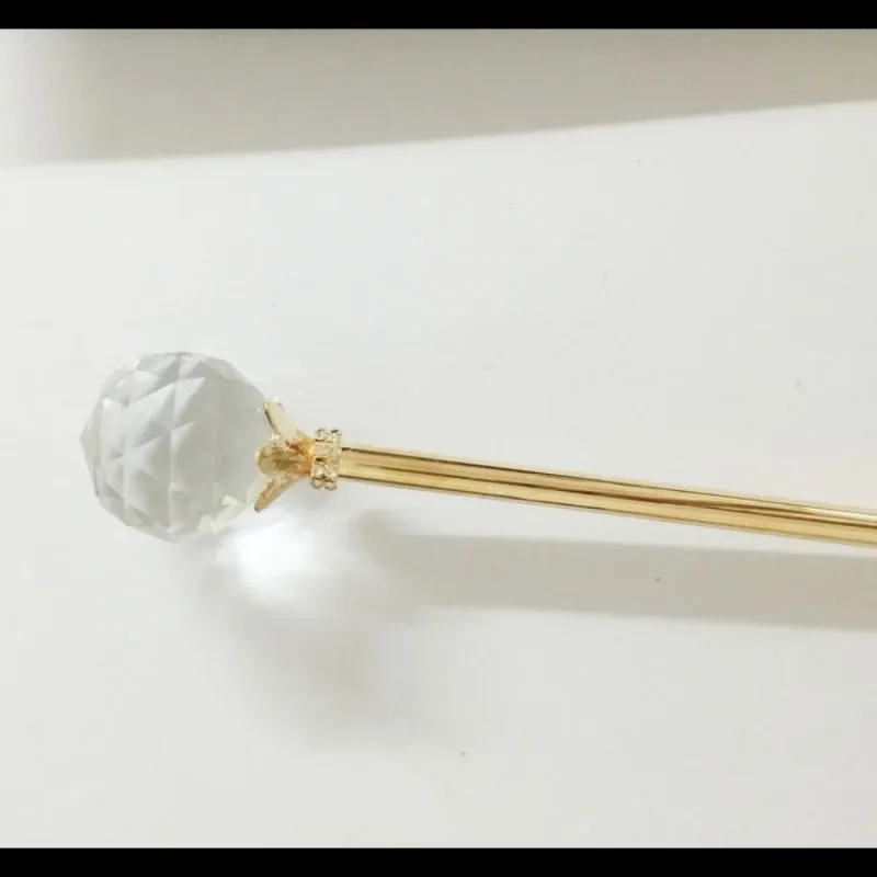 Cosplay Cetro Beauty Pageant Crystal Ball Magic Fairy Walking Stick Wedding Scepter