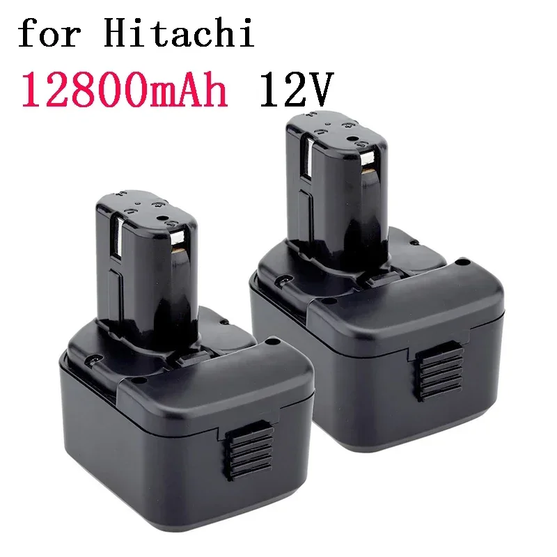 2-Pack 12V NiMH Replacement Battery For Hitachi EB1220BL EB1214S EB1212S
