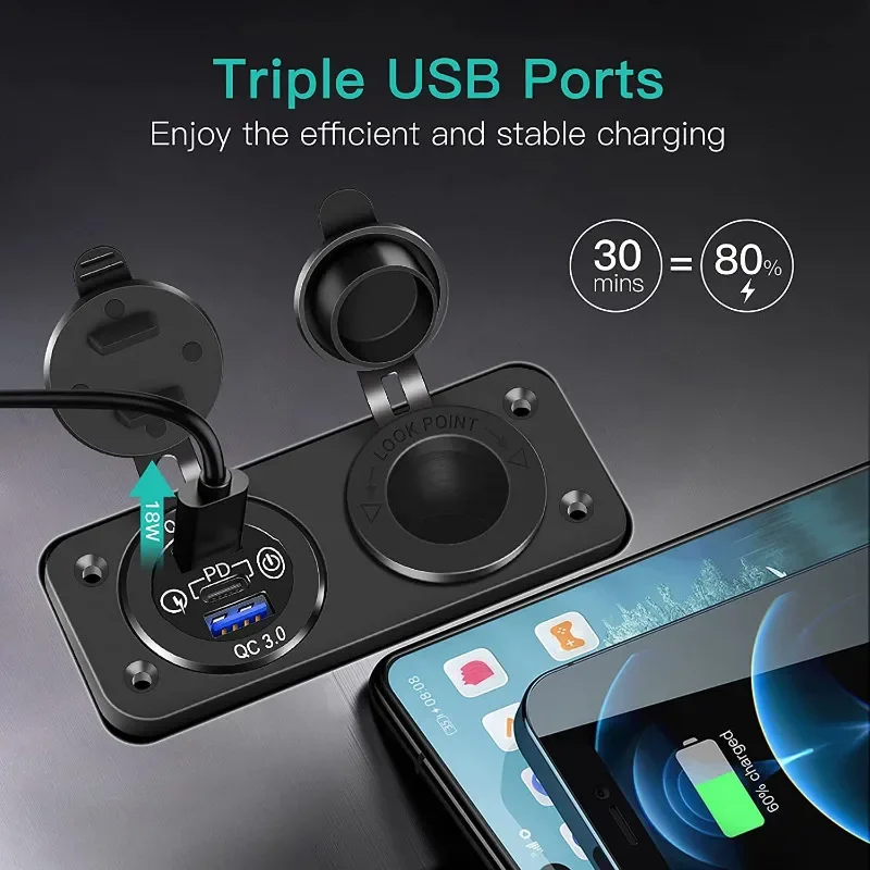 USB C ڵ  ܼƮ  г,   , Ʈ USB Ʈ ܼƮ, ڵ ؾ RV  , 2 in 1