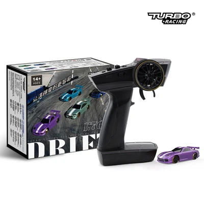 Turbo Racing 1:76 C66 C65 C64 C63 C62 C61 Drift RC Car With Gyro