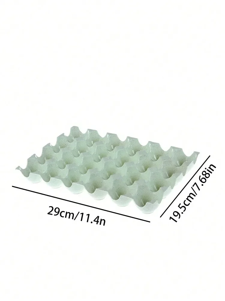 2pcs 24 Grid Egg Storage Box Refrigerator Crisper Storage Container Stackable Plastic Egg Tray Holder Kitchen Food Organizer 6