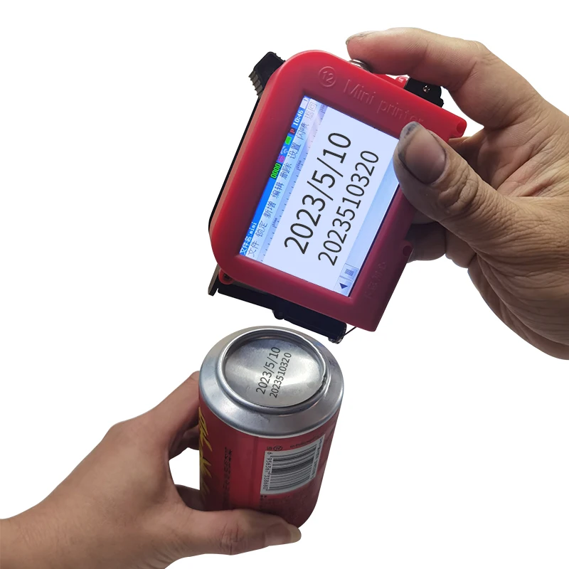 Mini código de lote portátil máquina de impressão a jato de tinta ...