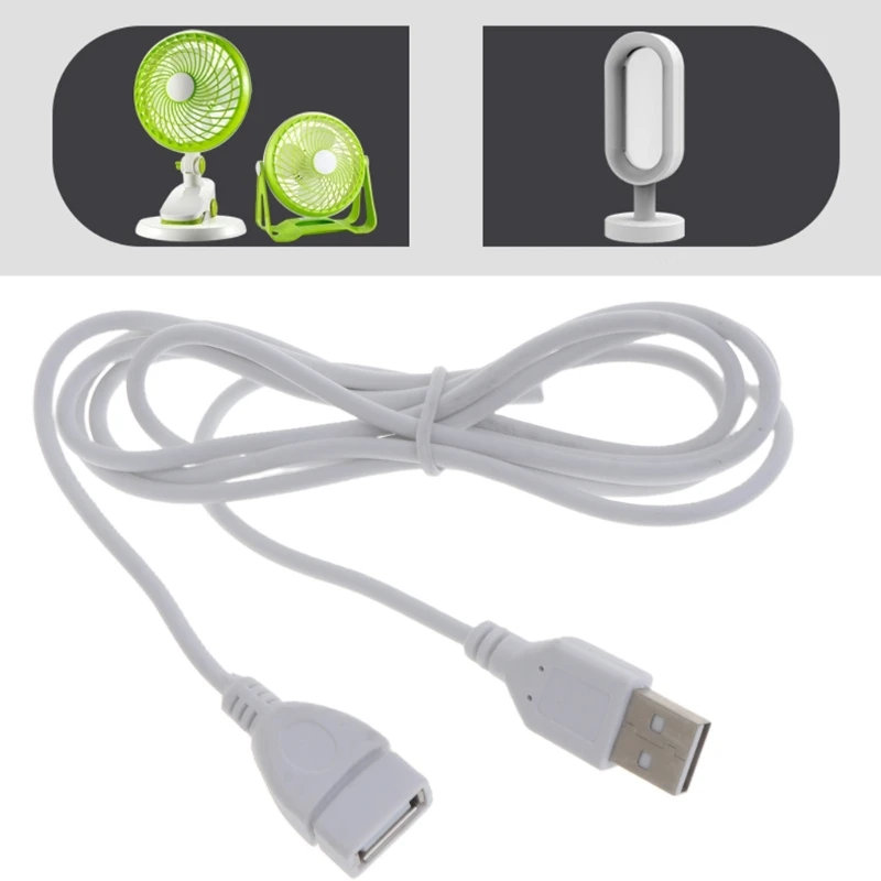 Cavo di prolunga USB da 5 piedi tipo A cavo di prolunga maschio-femmina cavo di ricarica USB per ventilatore da soffitto USB lampada A LED USB