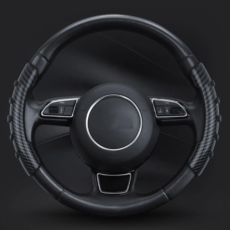

2x Auxiliary Booster Non-Slip Steering Wheel Cover Aid Handle Universal Styling