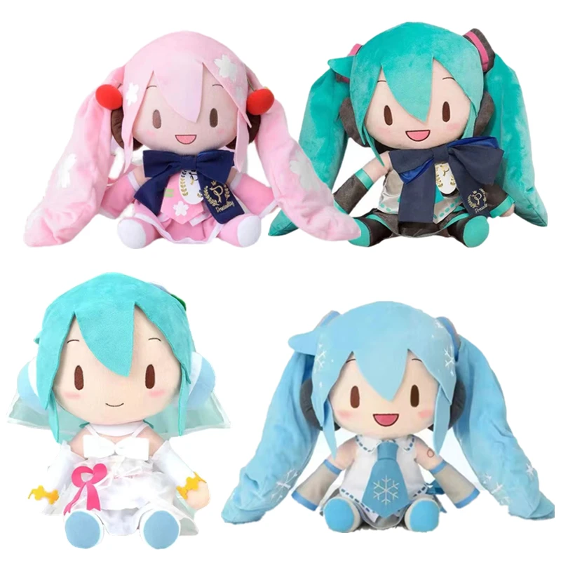 🔥 Pelúcia Hatsune Miku Vocaloid 30cm Kawaii Anime Travesseiros De