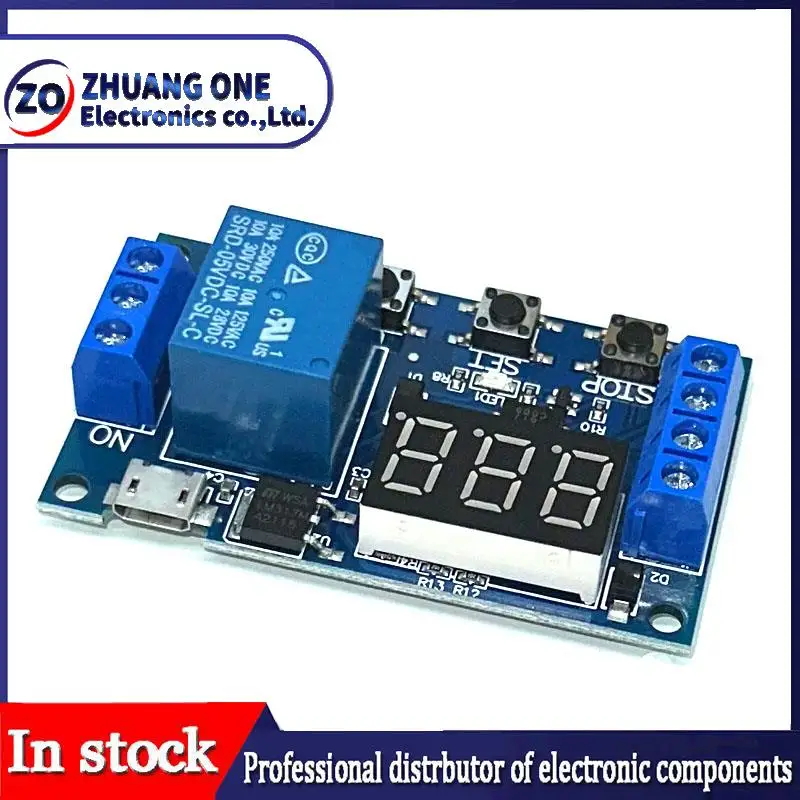 Relay Module Circuit 6-30V Relay Module Switch Trigger Time Delay