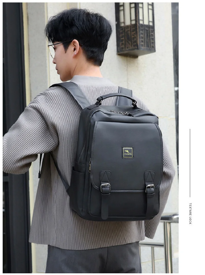 Luxury Kangaroo Brand Large Capacity Men's Laptop Backpack