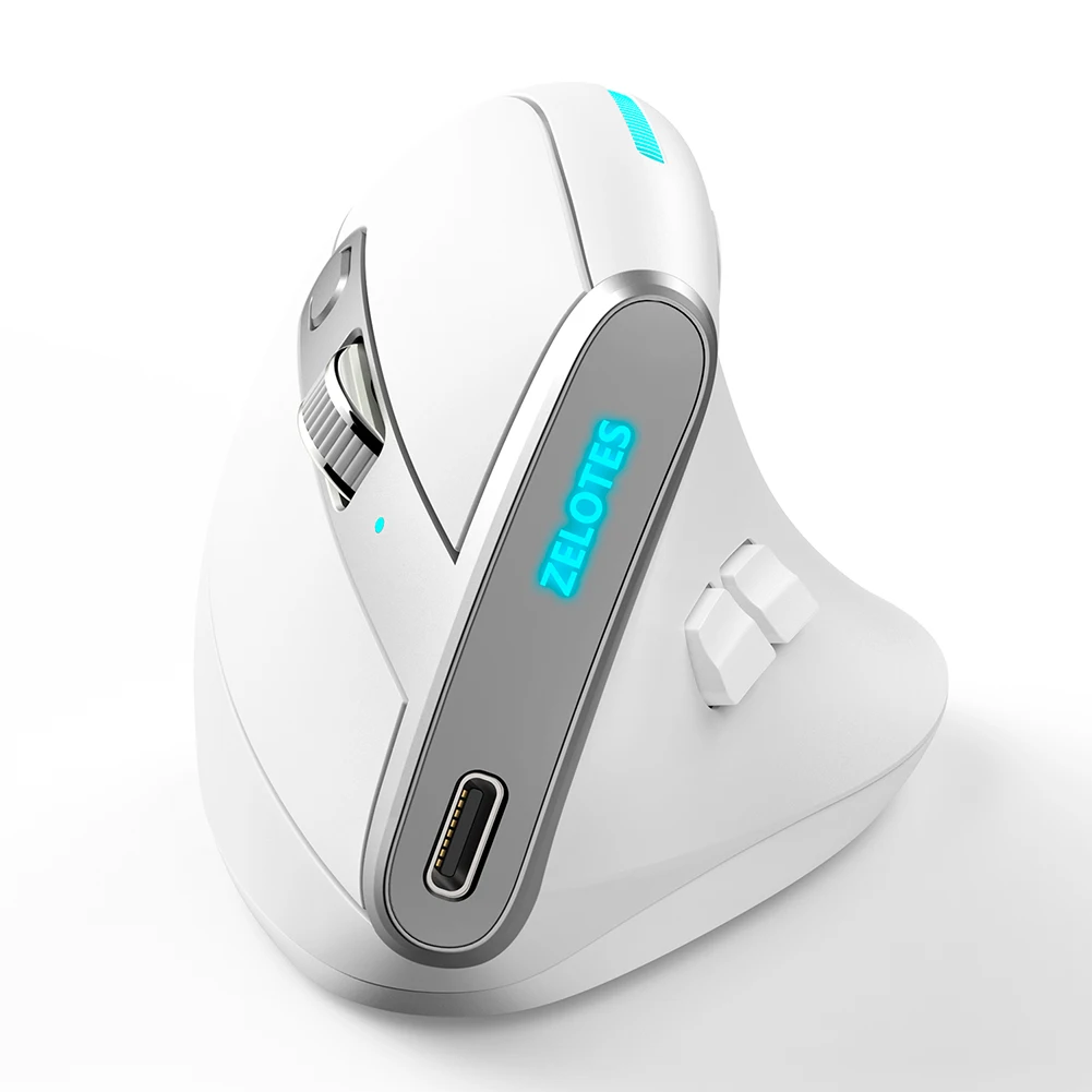 ergonômico mouse vertical sem fio direita da mão esquerda computador jogos ratos óticos usb para computador portátil