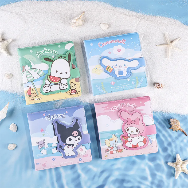 

Новинка Sanrio Cinnamoroll моя мелодия магнитная пряжка блокнот мультфильм милый Kuromi почтовый девушка магнитная пряжка Канцтовары