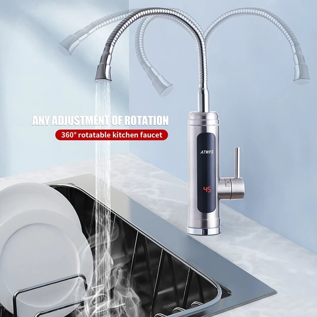 Grifo calentador de agua eléctrico para cocina, calentador de agua  instantáneo sin depósito, 220V, 3000 - AliExpress