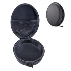 Durable Black Shockproof Headphone Carrying Case (Black)