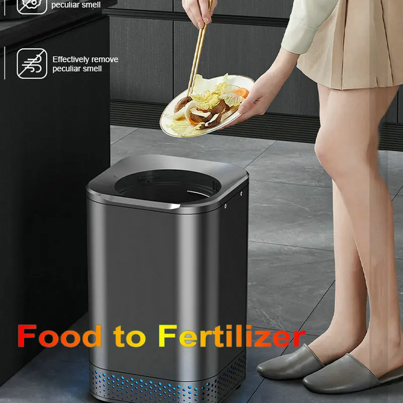Kitchen Garbage Trash Shredder Can Crusher Handler Processor Compost Machine Food Waste Disposal Composter Composting Machine