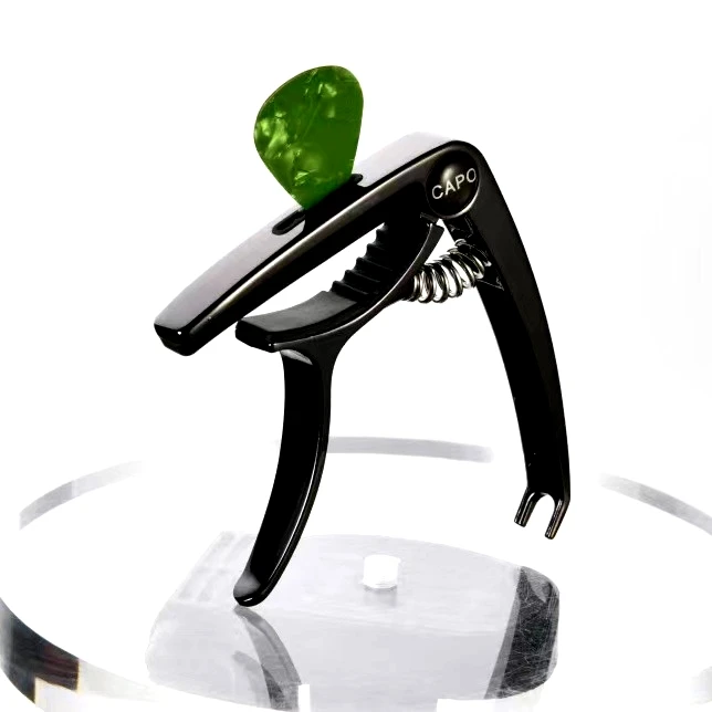 Miwayer Aluminium legierung Gitarre Capo Metall Gitarre Tuner Picks Halter profession elle Capo für akustische E-Gitarre Ukulele Bass – Detail 11