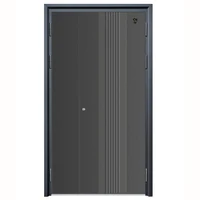 Wholesale Price Modern House Entry Security Doors Front Home Entrance Exterior Steel Main Gate Door for Villa 1