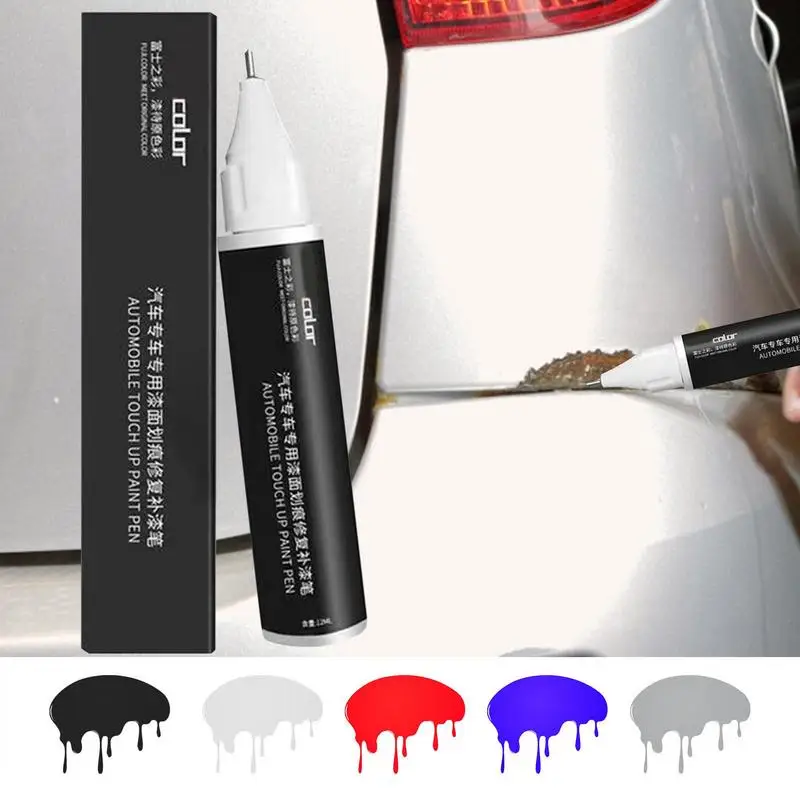 

Car Scratch Repair Pen Auto 12ml Swirl Fixer Remover Pen In 4 Colors Automobile Touch Up Painter Pen For Car Surface Maintenance