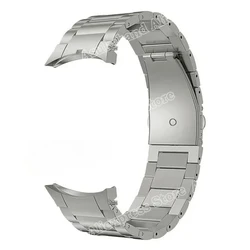 Premium Titanium Metal Watch Strap - Sleek and Durable Design Bracelet - watch 5 pro 45mm (Matte Grey)