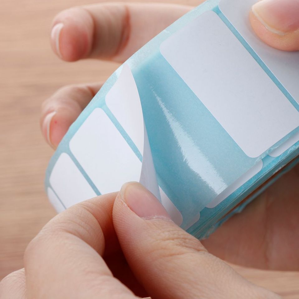 700pcs/Roll 40*20/40*30/50*30mm Print Supplies Thermal Label Sticker Paper Waterproof Supermarket Price Blank Label Direct Print