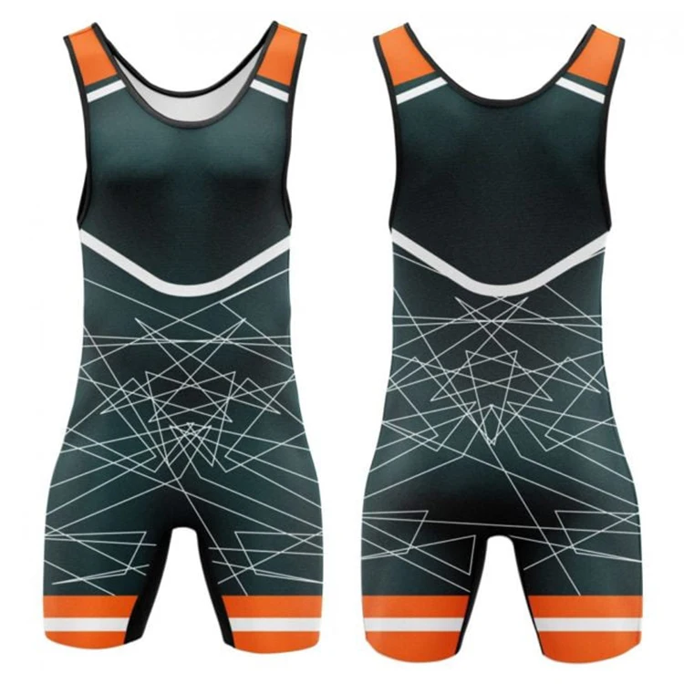 Youth and Adult Wrestling Suit Wrestling Stretchy Leotard Sleeveless Bodysuit Swimwear Weight Lifting Gymnastic Outfit