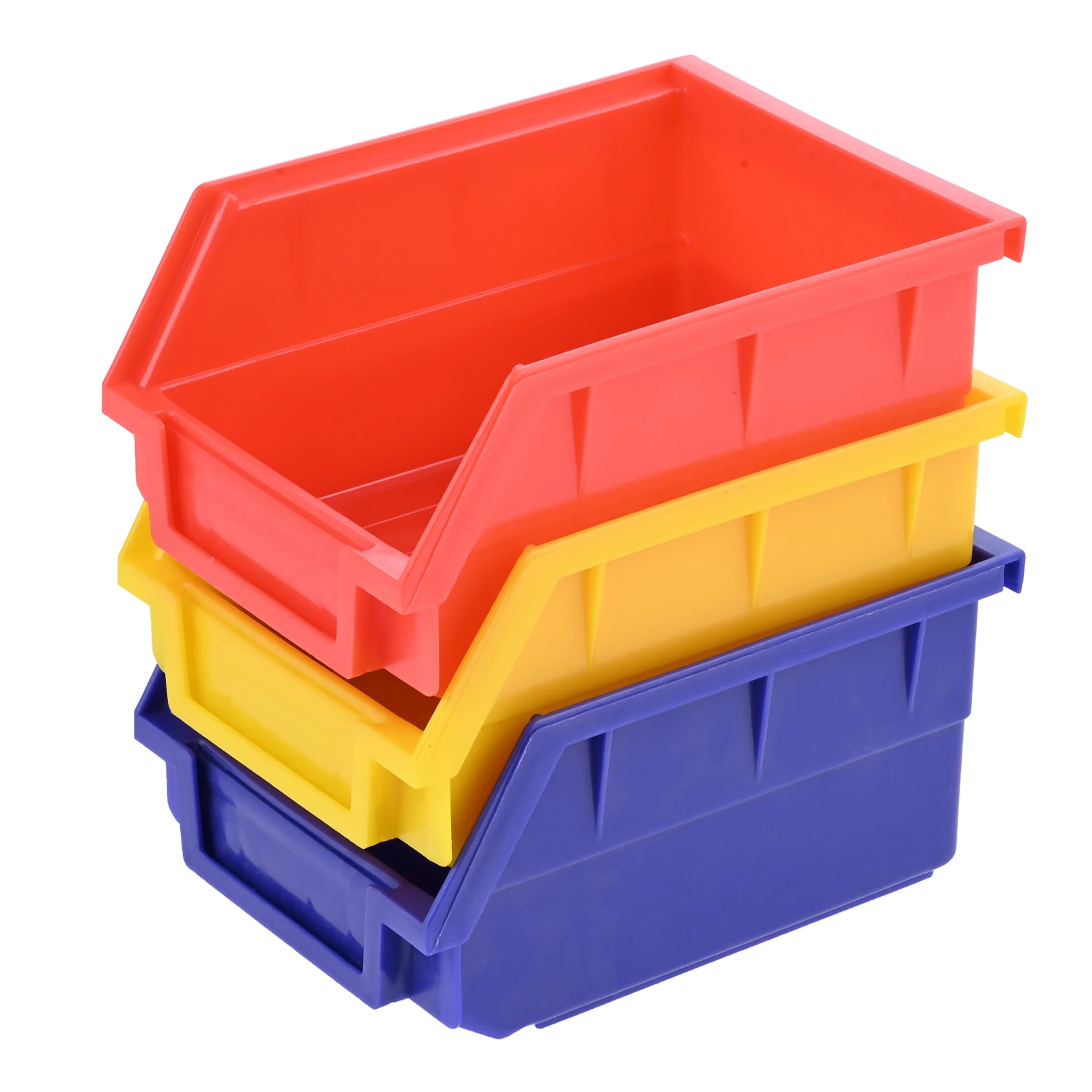 Side angle of storage bin