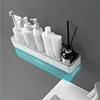 Wall Hanging Toilet Bathroom Storage Cabinet Rack Punch Free Multifunctional Artifact Above Toilet Rack Shelf Organizer 4