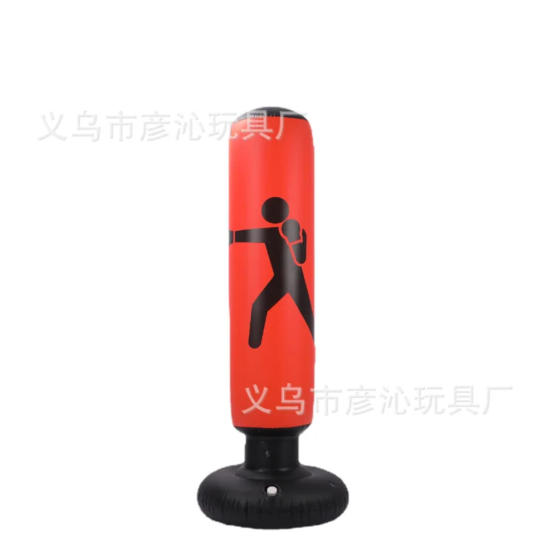 Adult Thickened Pu Fitness Inflatable Boxing Pillar Home Exercise Stress Relief Water Bag Non-Inverted Monkey Hand Gloves