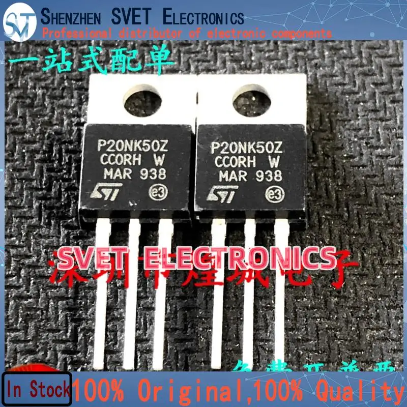 P20NK50Z STP20NK50Z TO-220 500V 17A Original In Stock 10PCS-50PCS ping