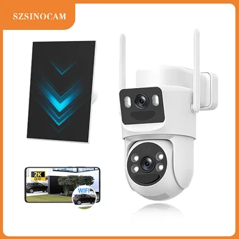 SZSINOCAM 3MP Wifi Camera PTZ Outdoor Dual Screens Human Detection Dual Lenses 3MP Security Protection IP Camera Audio 1