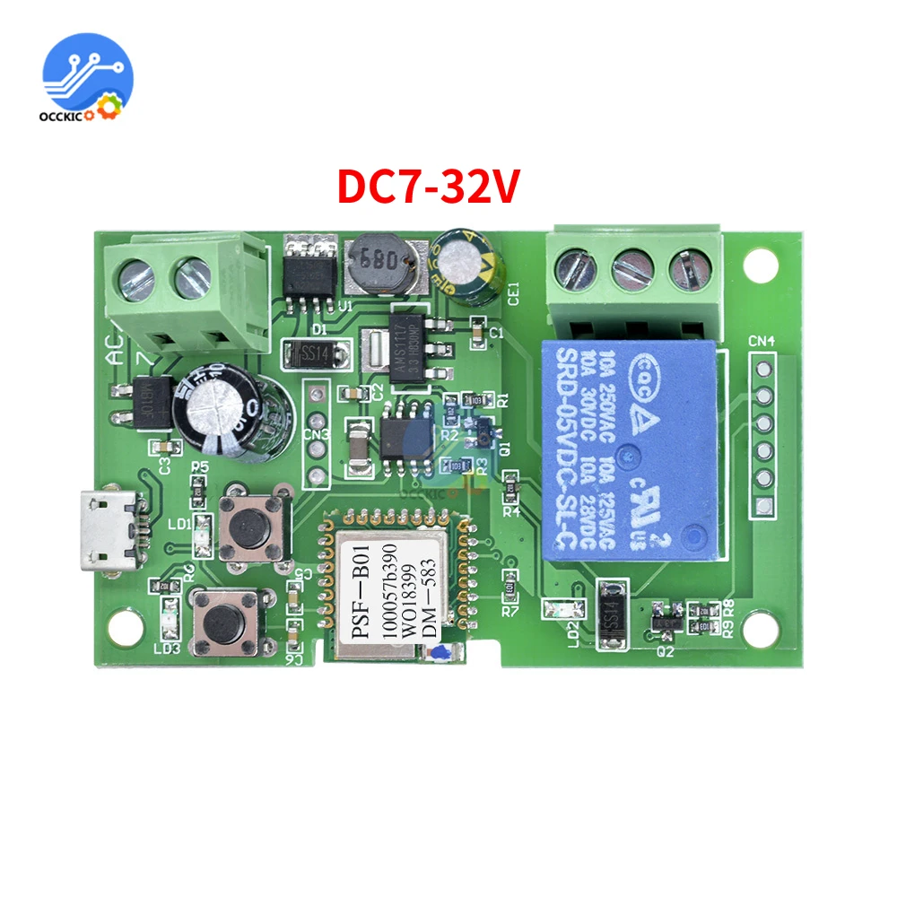 Smart WiFi Relay Module for Remote Home Automation Control
