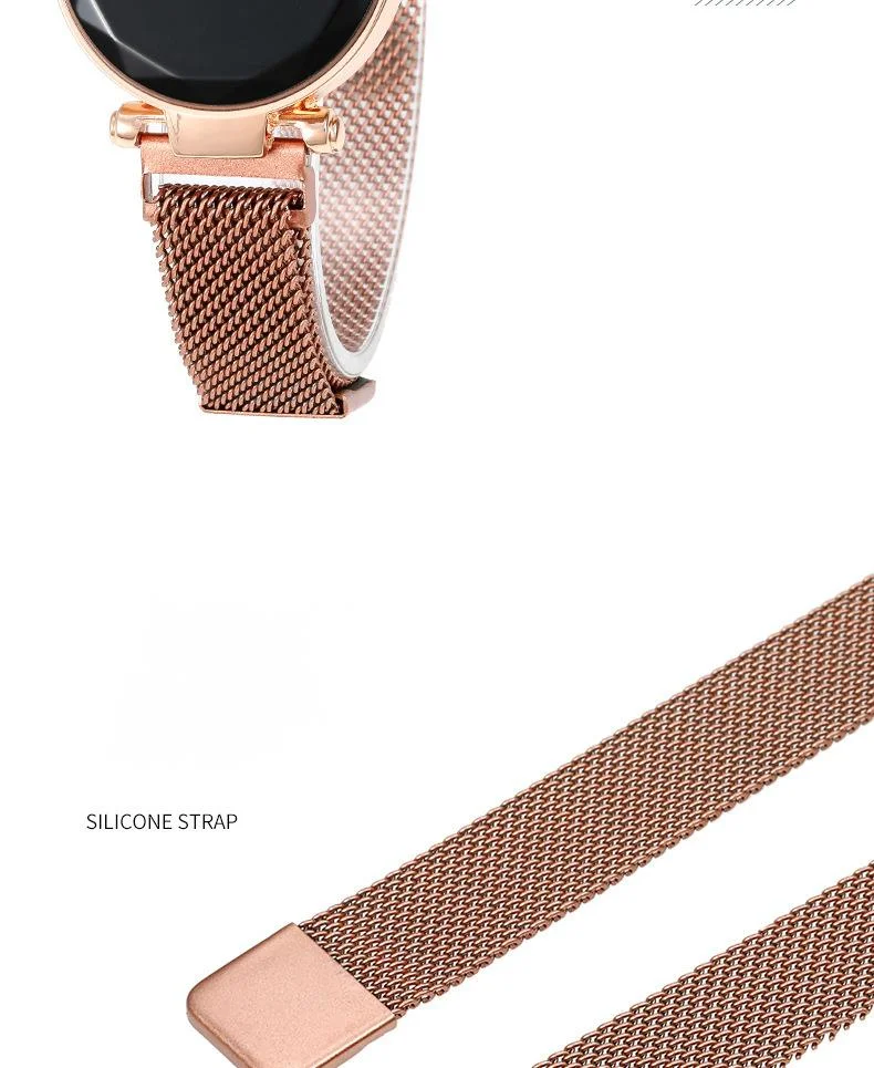 Trendy Neue Led Uhr Magnet Online Promi Die Gleiche Kreisförmige Touchscreen Armbanduhr_voghion.com