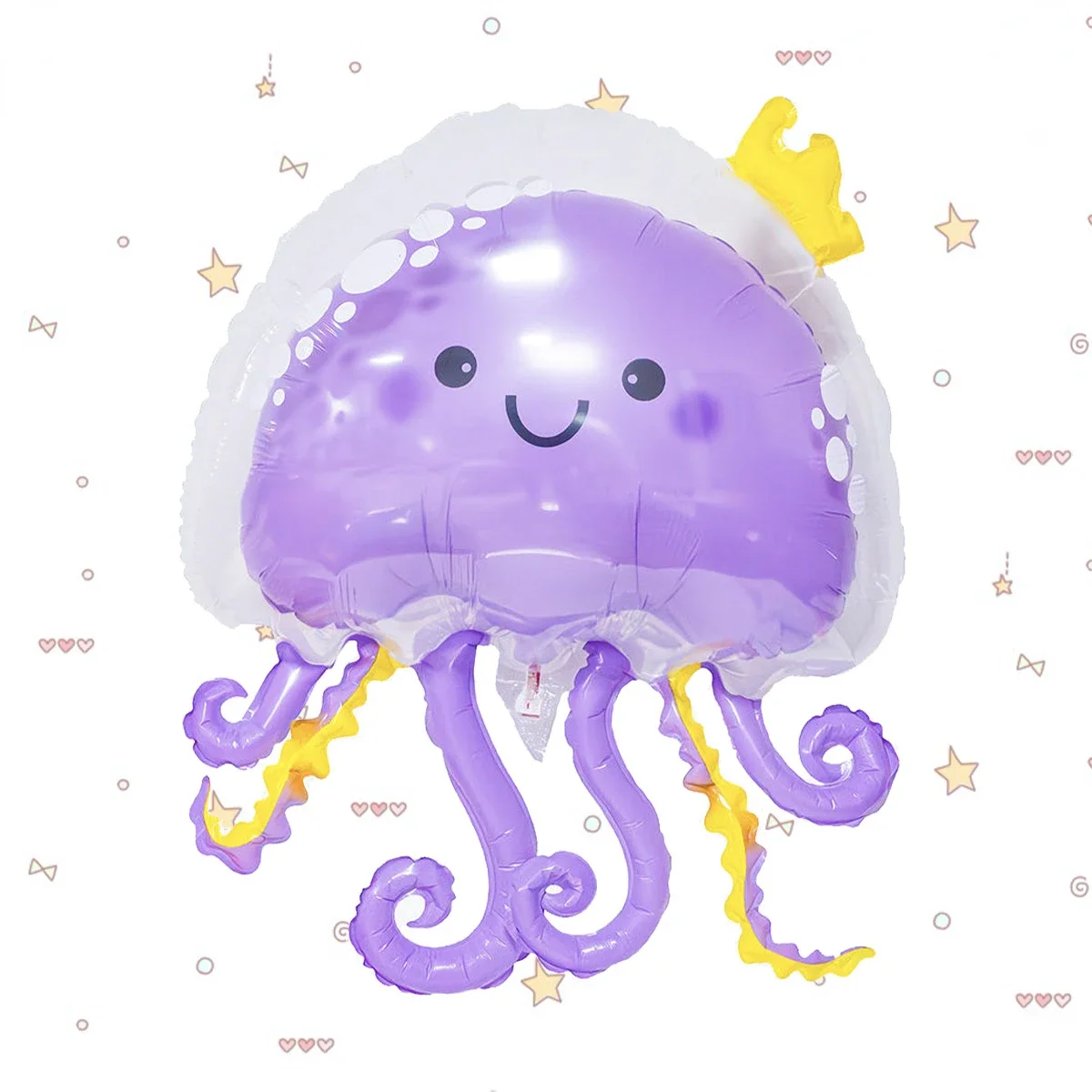 Large Cartoon Jellyfish Balloon Under The Sea Theme Children Birthday Party Octopus Inflatable Balloon for Mermaid Party Decor