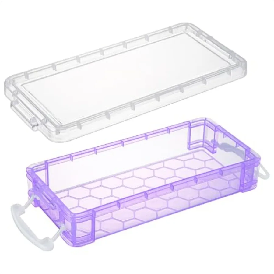 Large Capacity Plastic Pencil Case Box Set