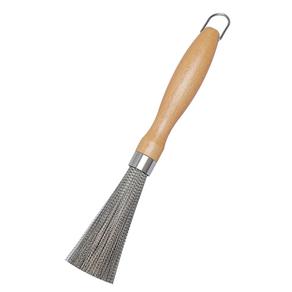 

Brand New Cleaning Brushes Pan Convenient Stainless Steel + Beech Versatile 1 Pcs 24*7cm Beech Color For Bottles