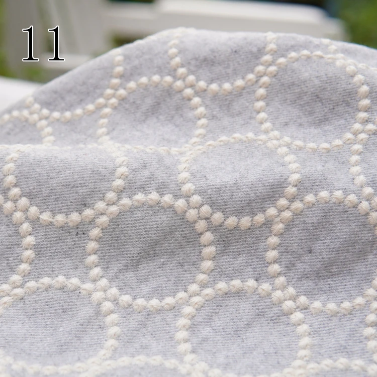 

140cm Width Handmade INS Style Ground Twill Cotton Linen Embroidery Ring Tambourine DIY Bag Tablecloth