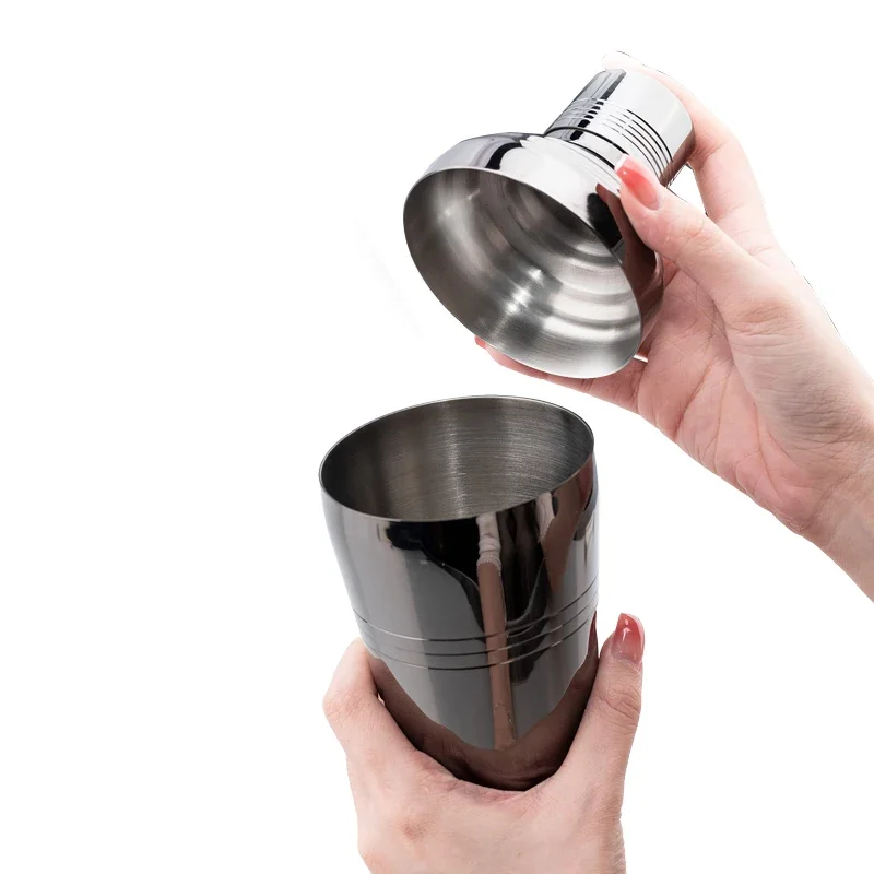 550ML/750ML Cocktail Shaker Mixer Stainless Steel Wine Martini Boston Shaker For Bartender Drink Party Bar Tools