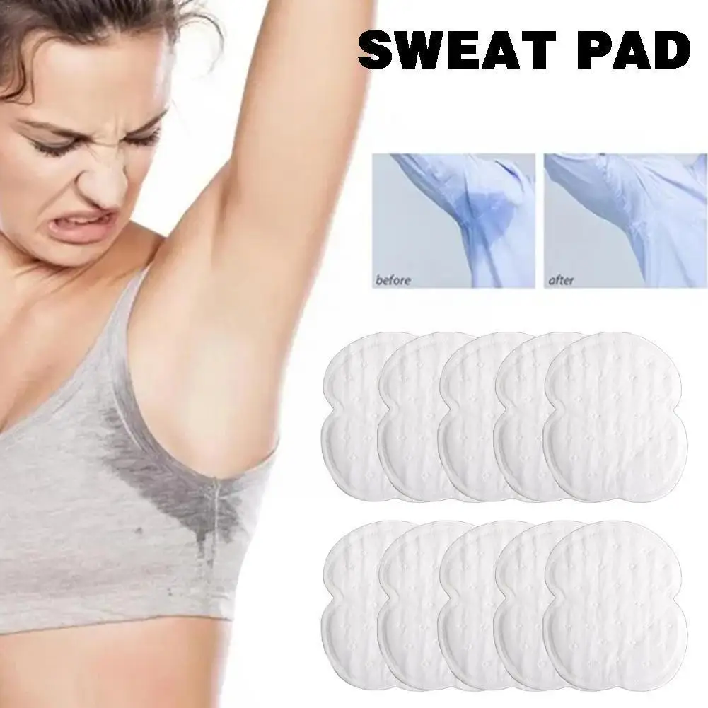 

30/40/50pcs Underarm Sweat Pads Armpit Absorbing Sweat Stickers Disposable Anti Deodorant Linings Sweat Pad Perspiration Sw Q8K0