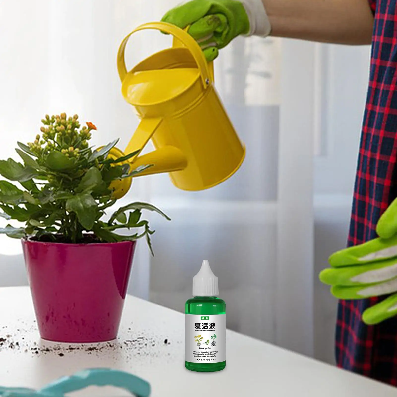 50ml Plant Resurrection Liquid Flower Fruit Vegetable Fertilizers Nutrient Solution Orchid Fertilizer Promotes Healthy & Strong