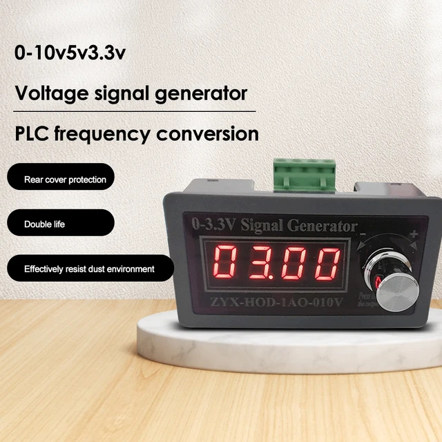Digitaler Spannungsgenerator – 0-3,3 V / 0-10 V / ±10 V Einstellbar, Signalquelle Für Transmitter