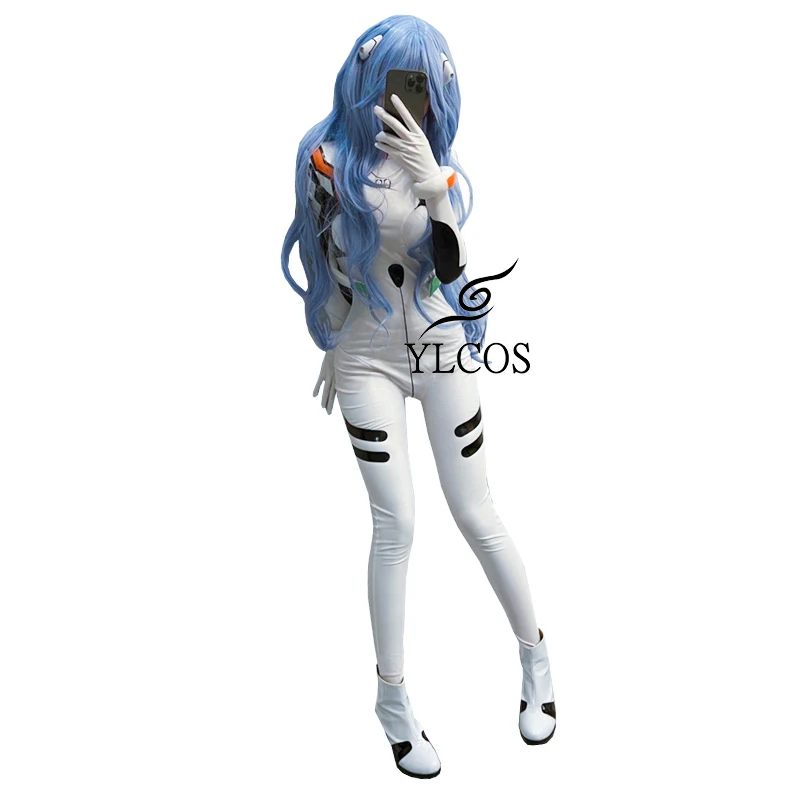 

Anime EVA Ayanami Rei Asuka Langley Cosplay Costume Wig Halloween Party Fighting Suit Tailor-made For Women Girls