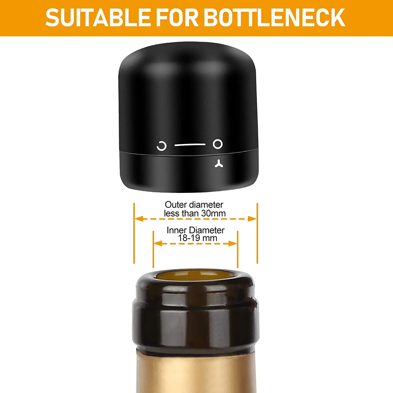 1/2-teiliges Set mit Wein- und Sektkorken, Rotweinflaschenverschluss, Silikon-Versiegelungsdeckel, wiederverwendbarer Flaschenverschluss, hält frisch_voghion.com