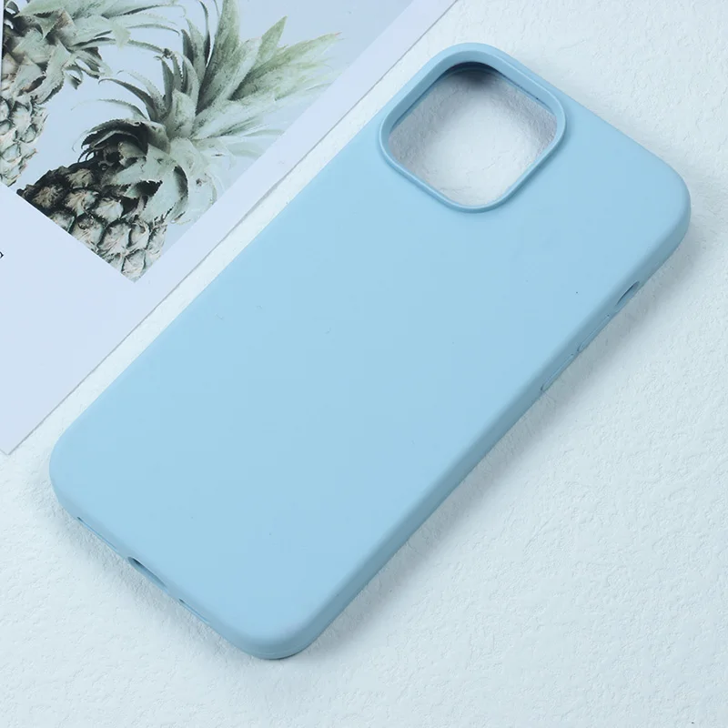 Liquid Silicone Phone Case - Enhanced Camera Protection & Full Coverage Bumper