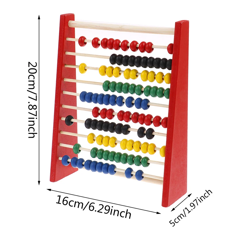 Intelligence Development Wooden Abacus For Kids Mathematics For 3-6 Year Olds Wooden Children's Educational Toys wooden abacus wooden math teaching toys
