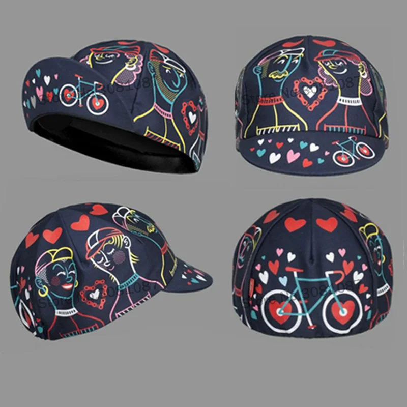 Cycling Hat Funny Road Bicycle Cap Summer Breathable Colorful Bike Headwear Men and Women Gorra Ciclismo 4