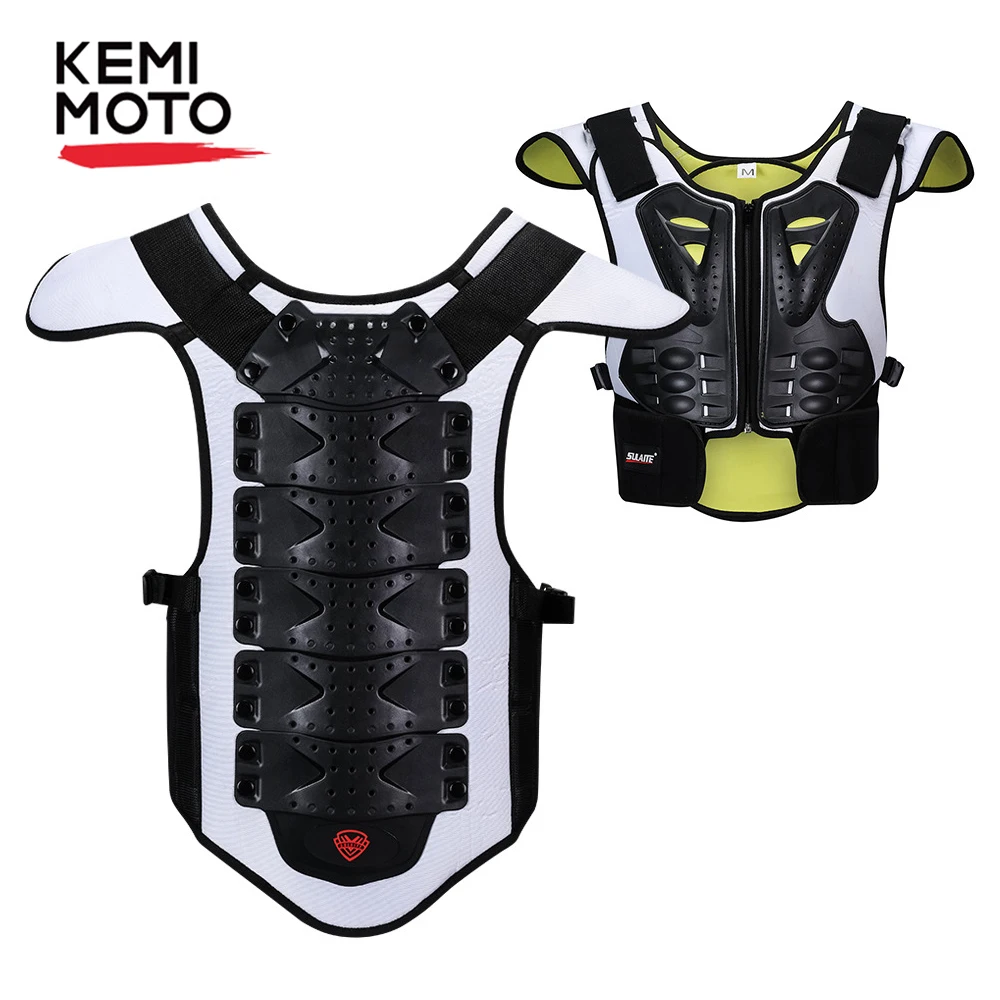 Kids Motorcycle Armor Vest Children's Body Protector Sleeveless Jackets