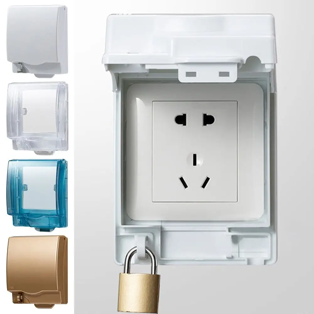 Description Picture 2 of itemWall-mounted Waterproof Dustproof Box Lockable 86 Type Switch Case Anti-shock Socket Cover Splash-proof Protective Shield