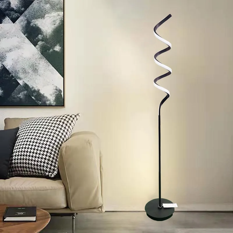 

LED floor lamp modern minimalist remote dimming bedroom bedside living room atmosphere home decoration study vertical light