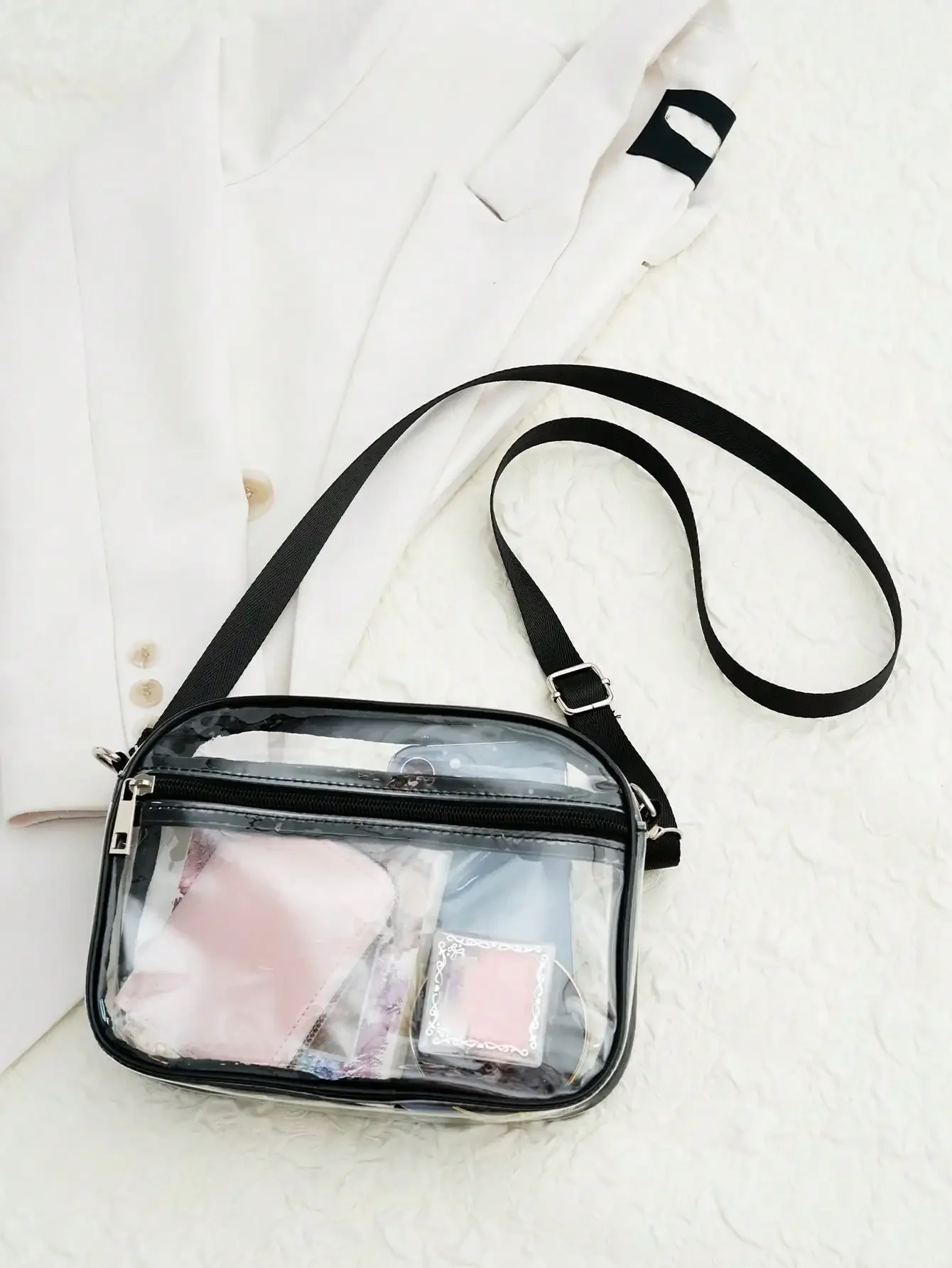 Acquista 1PC Mini Borsa portaoggetti con cerniera trasparente per cellulare Cavo di ricarica Auricolari Borsa portaoggetti Portachiavi portatile in Italia a partire da 2.01