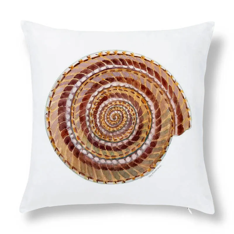 Seashell Conch Pattern Cushion Cover Marine Style Sofa Seat Pillow   Shell Print    5
